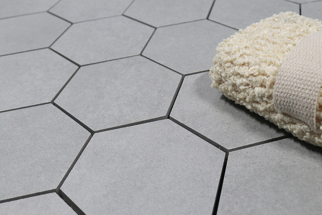 TP:WOW:LA Concrete Hexagon Ash Grey